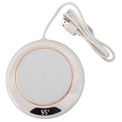 Electric Coffee Warmer 3 Temp Settings Timer USB Power Supply Automatic Coffee Heater for Home