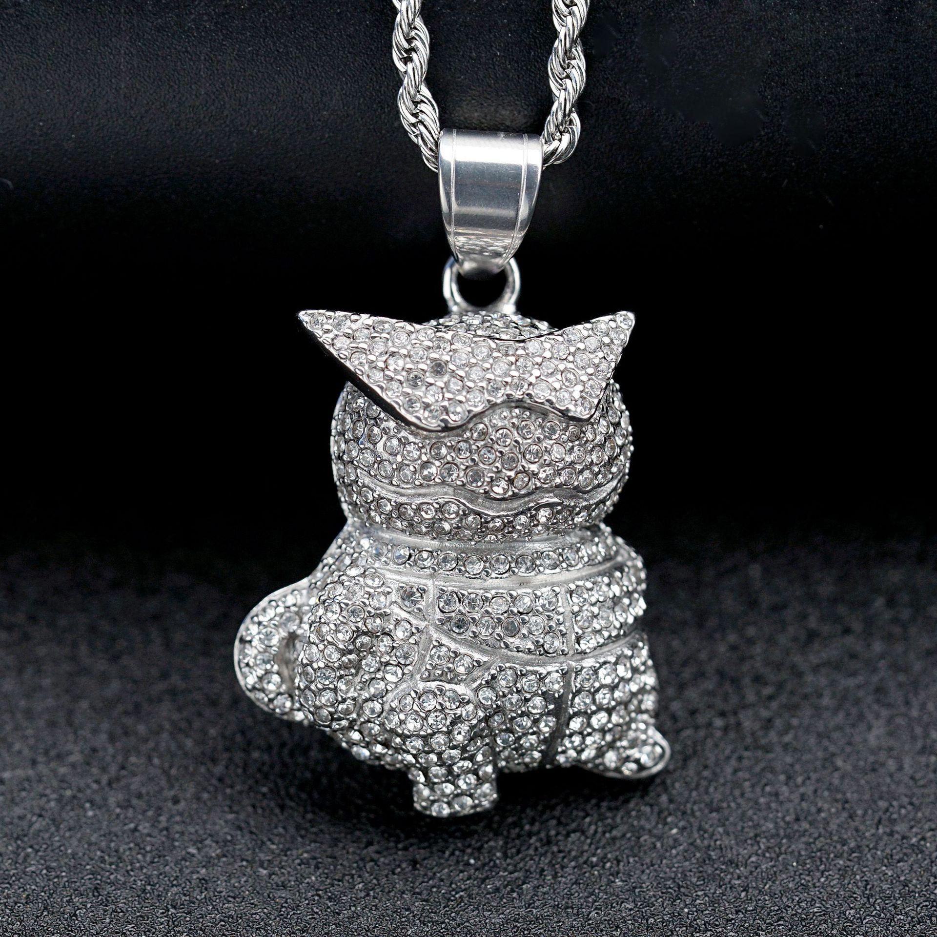 

Pendant Hip Hop Fashion Trend Versatile Turtle Pendant Necklace 50CM