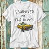 Ich habe meine Reise nach NYC New York City Spiderman Tom Gelbes Taxi Meme T-Shirt Oberteil Design Unisex Damen Herren Tee Retro Mode Vintage S730