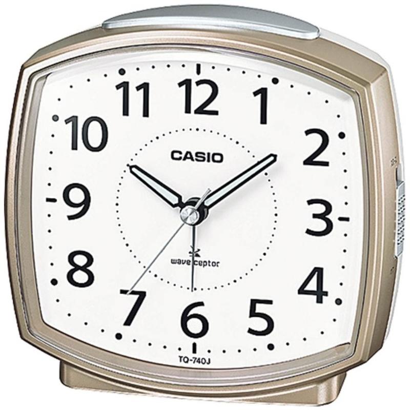 

Alarm Clock wave ceptor Champagne Gold TQ740J9JF Analog Radio Automatic Reception