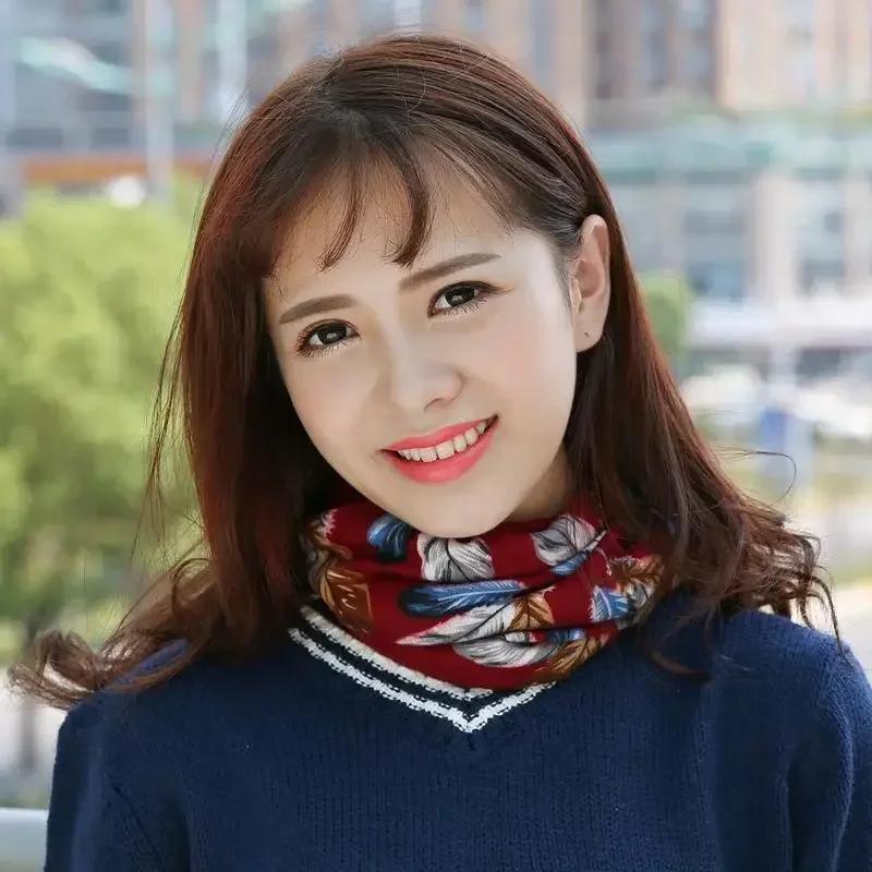 Wiosna i Jesień Nowy Damski Modny Kapelusz Szalik Paski Czapka Beanie Skullies Damska Okrągła Czapka Beanie Ozdoba Głowy Akcesoria