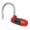 5 Digit   Lock Padlock U shaped Suitcase Door Combination Lock Red