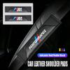 2Pcs Car Leather Seat Belt Shoulder Cushion Protective Cover Auto Tissue Box For BMW X1 X2 X3 X5 X4 X6 X7 iX3 F20 F10 F07 E GFTR32
