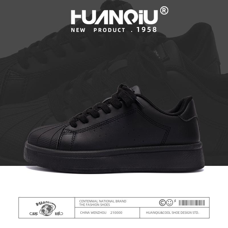 Global black board shoes ZHQ68192 spring campus versatile student trend low-top classic couple outdoor thick sole