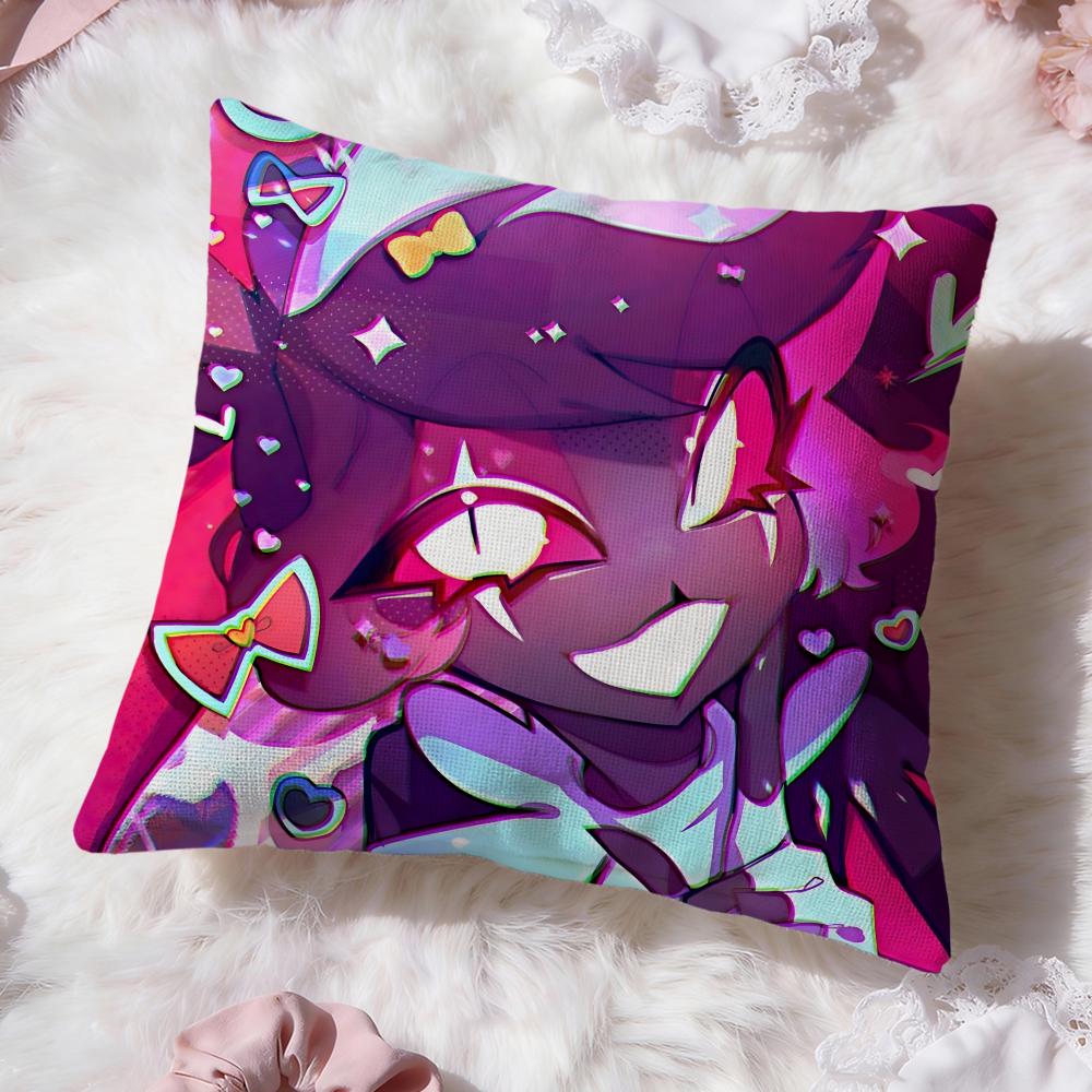 Hra H-Hazbin HotelS Povlak na polštář Prémiový komfort Oboustranný povlak na polštář - Dvoustranný design pro jakoukoli místnost a interiér auta