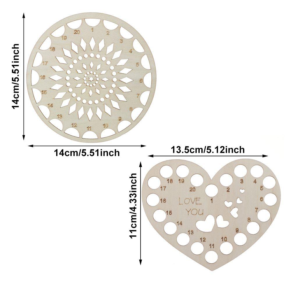Household Wood Sewing Accessories Cross Stitch Embroidery Floss Organizer Thread Holder Storage Tools