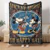 Mickey Mouse Friends Flannel blanket, soft and warm, suitable for beds and sofas, all seasons, portable travel blanket. 073084