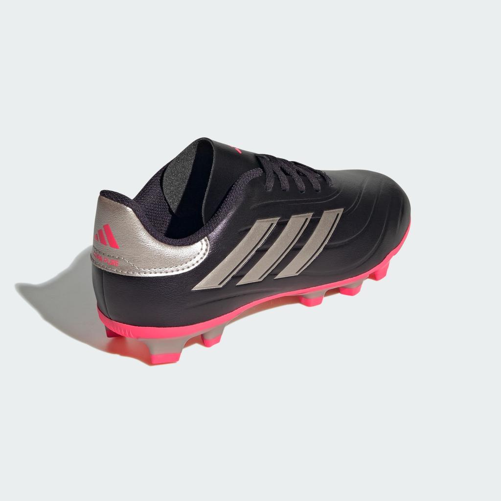 adidas Copa Pure II Club FxG Soccer Cleats for Juniors and Sizes Boys and Aurora Size Kids, 17-24.5cm, Unisex, Girls, NKZ80, Black/Platinum