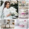 6pcs Artificial Orchid Stems 41" 9 Heads Faux Phalaenopsis Flowers Real Touch Fake Orchid Flower Branch for Vase Home Wedding