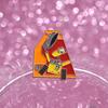 Cartoon Distinguished Robot Brooch Pin In Durable Alloy With Eyepopping Finishes Colorful