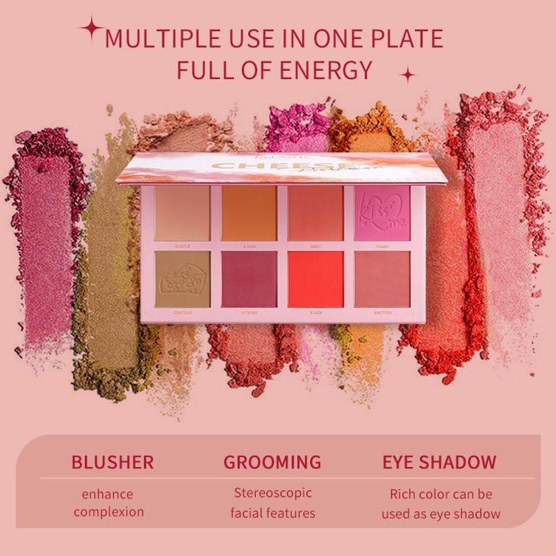 IMAGIC - 8 Colours Contour & Blush Palette