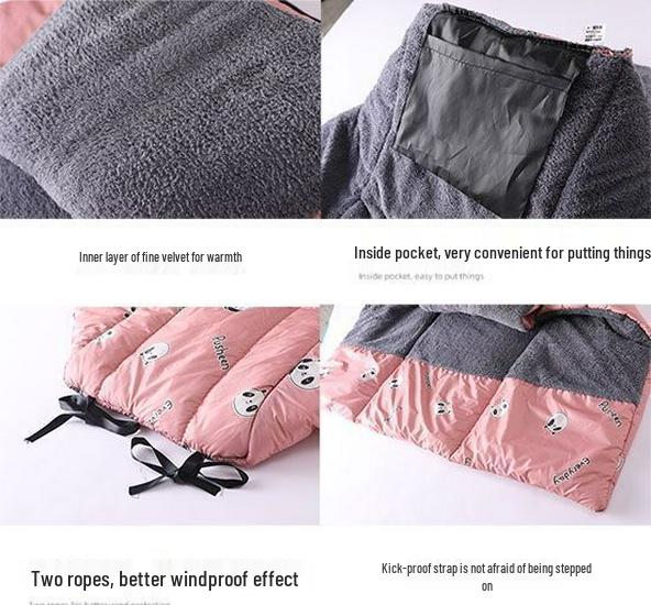 Coldproof Waterproof Insulated Split Electric Motorcycle Fleece