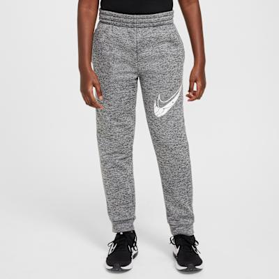 Kids Nike Knitted Sweatpants Therma FIT Multi Stain Repell L