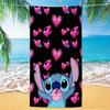 American Cartoon Figure Print Thick Microfiber Beach Towel Quick Dry Bath Blanket For Kids