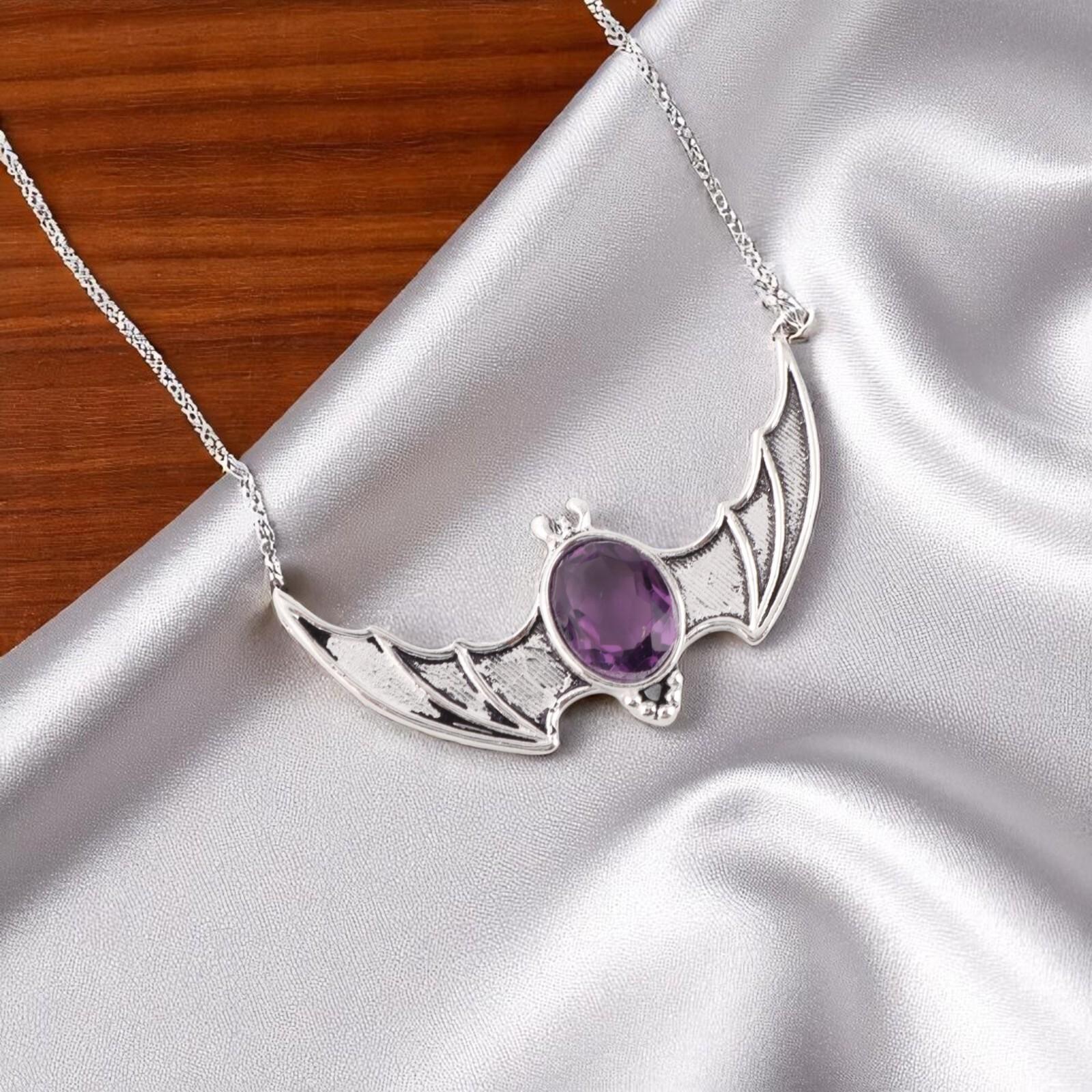 

Amethyst Gemstone 925 Sterling Silver Jewelry Pendant 1 For Anniversary Gift CP-33-4