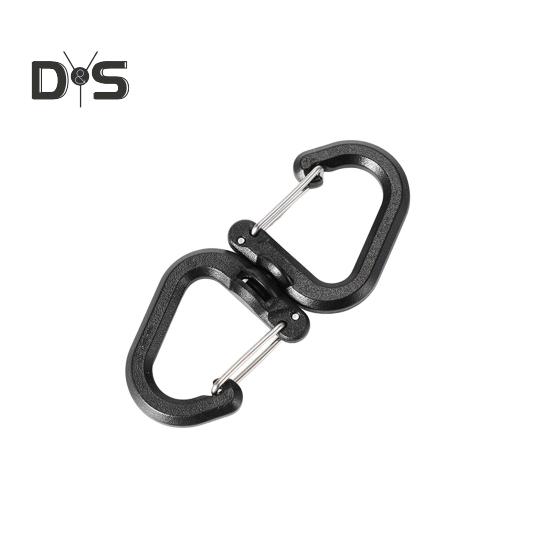 

1/5 шт. вращающийся на 360 градусов крючок портативный легкий открытый кемпинг походный S-образный поворотный крючок вешалка пряжка для подвешивания кемпинговые аксессуары Small 1pc