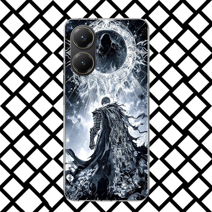 Black White G-Guts B-Berserks Phone Case for Xiaomi Poco F7 Ultra X7 X6 X5 Pro X4 Gt M8 M7 Redmi 15 15C 13 13C 12 12C Soft Cover