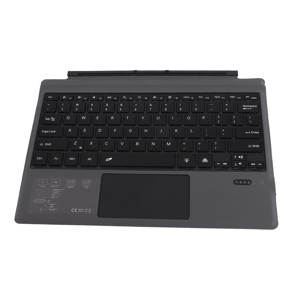 Magnetic Bluetooth Keyboard Colorful Backlight Multi Touchpad Wireless Bluetooth5.0 Tablet Keyboard for Pro 3 4 5 6 7