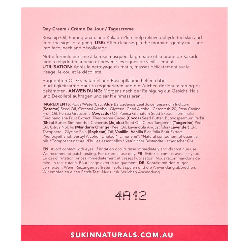 Sukin Rosehip Hydrating Day Cream 120ml (4.06 fl oz)