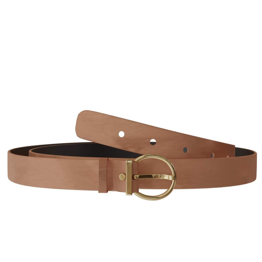 Dámský velurový pásek kůže Maden Polsko 30643