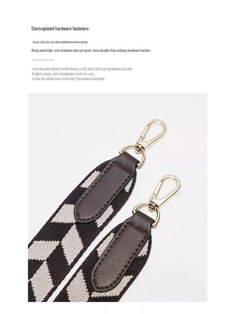 3.8CM Wide Thickened Canvas Webbing Crossbody Bag Shoulder Strap