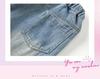 Autumn 2025 Girls' Heart Lace Straight-Leg Jeans - Children's Korean Fashion