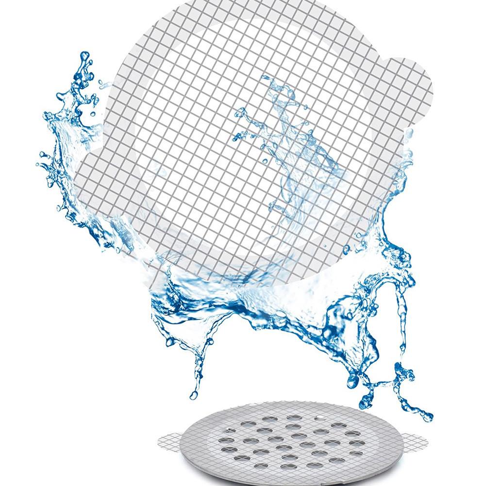 

30/10-Packs Disposable Shower Drain Hair Catcher Mesh Stickers for Bathroom Laundry Bathtub Kitchen Sink for Human and Pet Hair