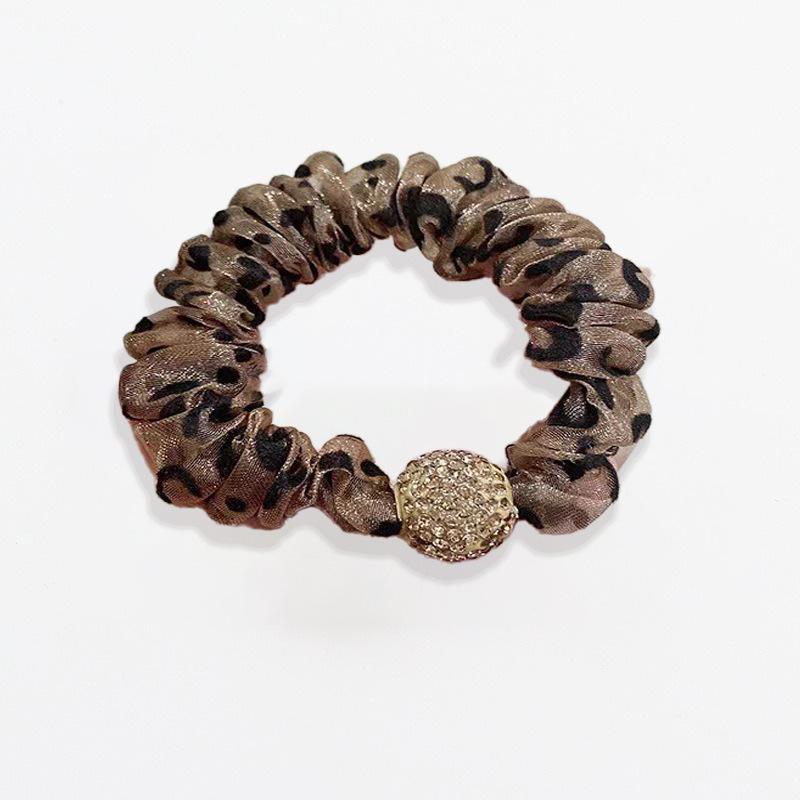 6Pcs Mesh Headband with High Elasticity Leopard Print Headband Women Temperament Headband Accessories, Tie Hair Accessories