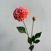 Artificial Moisturizing 2Head Dahlia Real Touch Flowers Bridal Bouquet Wedding Decoration Party Floral Home Decor Dahlia