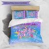 Kpop Demon Hunters Pattern Printed 3PCS Bedding Set, Soft Skin-Friendly Washable Duvet Cover & Pillowcases Set