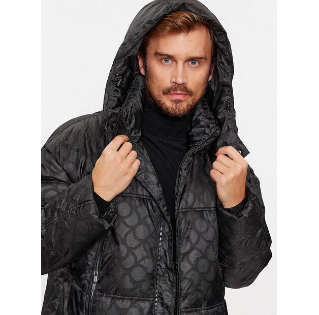 Зимняя куртка Trussardi 52S00945, черная, стандартный крой