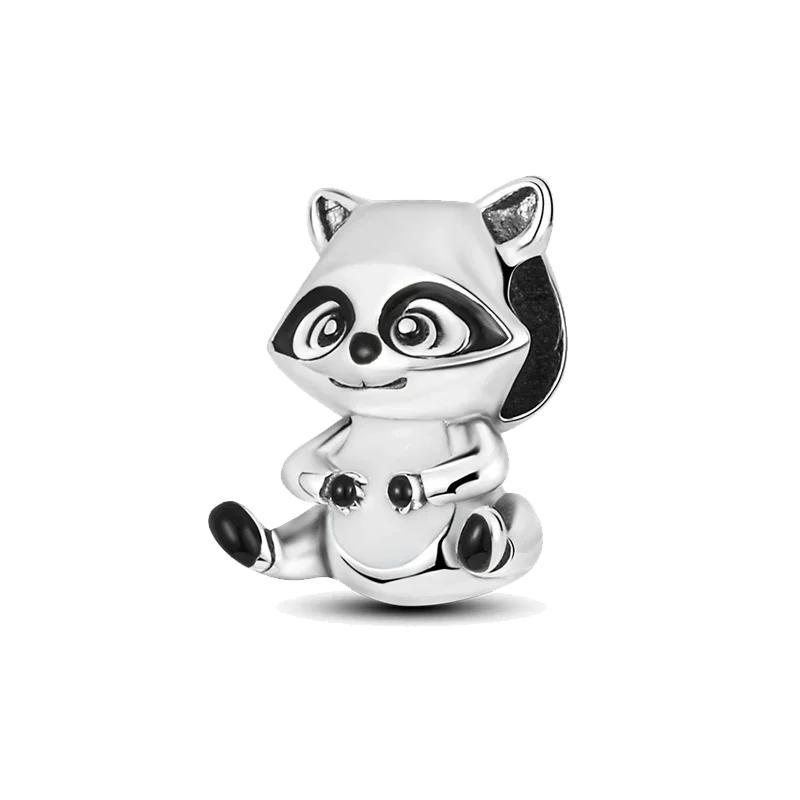 Charm Fit Originální náramky Měď Roztomilé zvířátko Sova Kočky Mořská želva Korálky Dámský přívěsek Korálky Výroba šperků