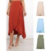 One Piece Lace up Irlong Regular Skirt One Piece Shoelace Irregular Long Dress