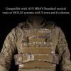 Tactical Plate Carrier Placard Adapter, Adaptive Vest Front Panels Converter for AVS MBAV