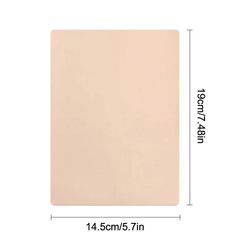 1/5/10 szt. Silikonowa Skóra do Ćwiczeń Tatuażu 1 mm Podwójna Sztuczna Skóra do Tatuażu Makijażu Permanentnego Materiały Treningowe dla Początkujących