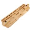 Training Hang Board Solid Wood Various Grip Hole Enhanced Strength Exercise Compact Climbing Finger Board for Home Gym