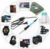 60W Adjustable Temperature Electric Soldering Iron Set with Multimeter Display for 220V/110V