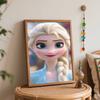Disney Frozen Elsa Paint By Number Kit Portrait Drawing Canvas DIY Picture Home Decor For Gift Adult Wall Art Professional Craft