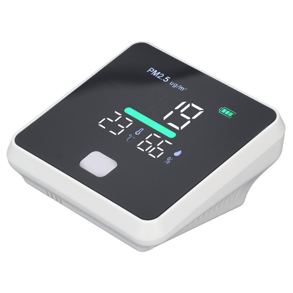 PM2.5 Monitor Meter Indoor Temperature Humidity Detector High Accuracy Portable for Home Travel