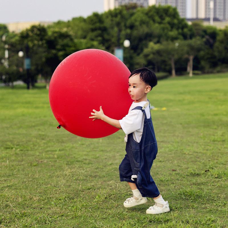 36" Colorful Red Balloon for Baby’s First Birthday Decoration & Outdoor Photo Props