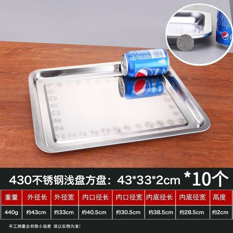 Stainless Steel Rectangular Deep Serving Tray