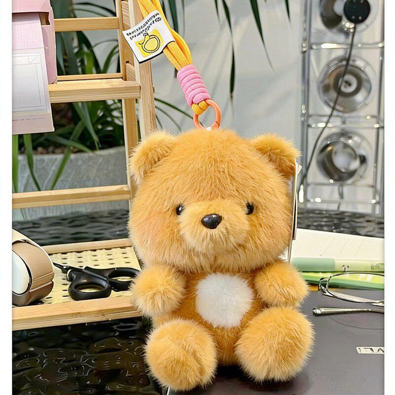 Plush Bunny Toy Keychain For Girls Gift Soft Stuffed Animal Accessory