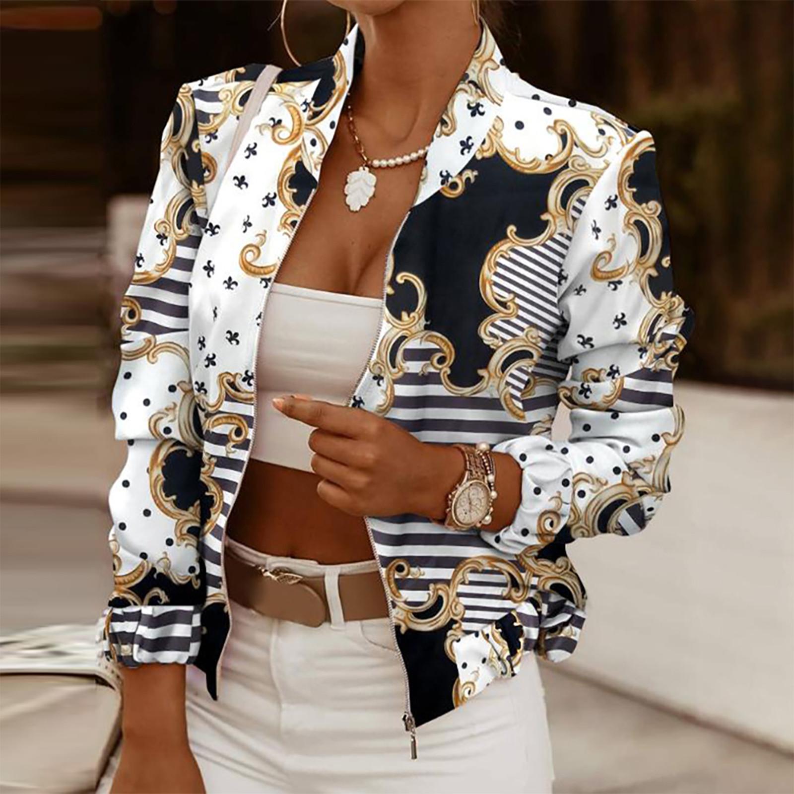 

Женская мода с длинным рукавом на молнии однотонная повседневная короткая куртка пальто XL жёлтый