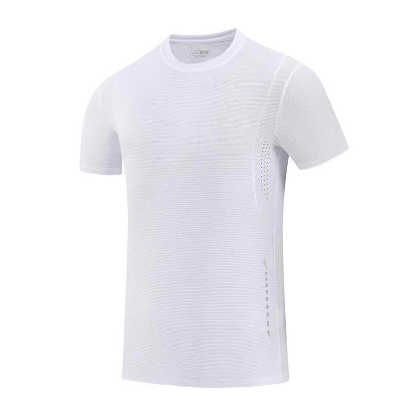Herren Schnelltrocknendes Sommer Sport T-Shirt - Rundhals, Kurze Ärmel, für Laufen & Fitness im Freien.