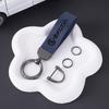 Vintage Leather Car KeyChain 360 Degree Rotating Key Ring For Skoda Octavia Rapid Scala Karoq Kamiq Fabia Superb Kodiaq fsvr64