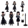 New Wednesday Addams Figure Cute Toy Addams Family Doll Room Decoration Children's Charm Collection Hobby Toys Kid Birthday Gift