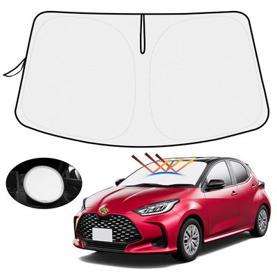 Steering Wheel Toyota Yaris Sunshade for 4th Generation Yaris 2020 UV Light Heat Steering Wheel Storage Bag Honeycomb Easy Heat Interior Direct from