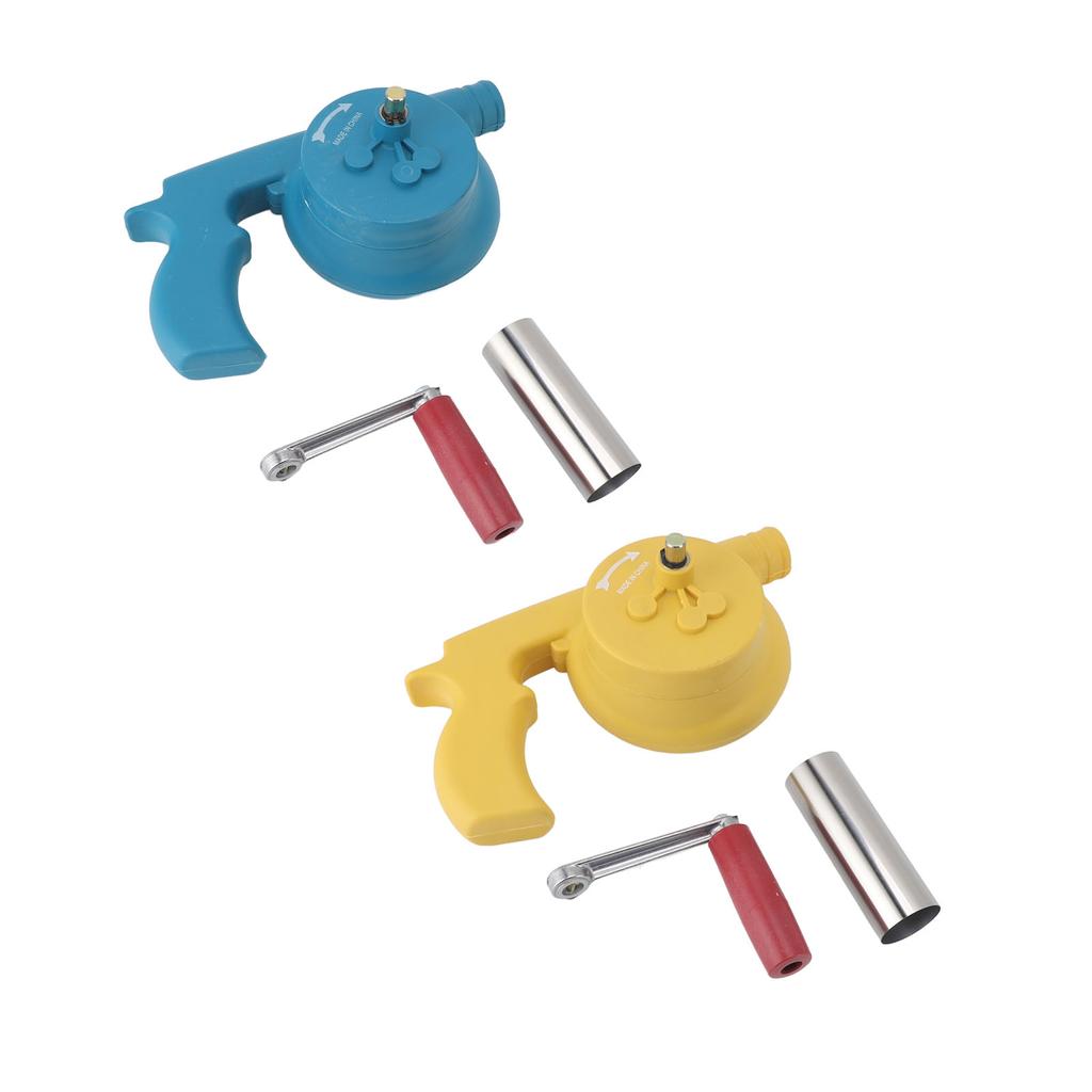 Hand Crank BBQ Fan Increase Firepower Portable Barbecue  Blower for Outdoor Camping Barbecuing
