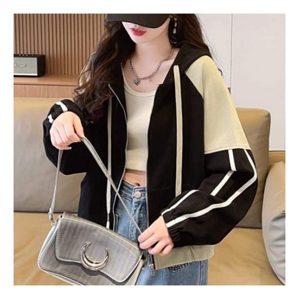 Navava Nc189 Long Sleeve Color Line Hoodie
