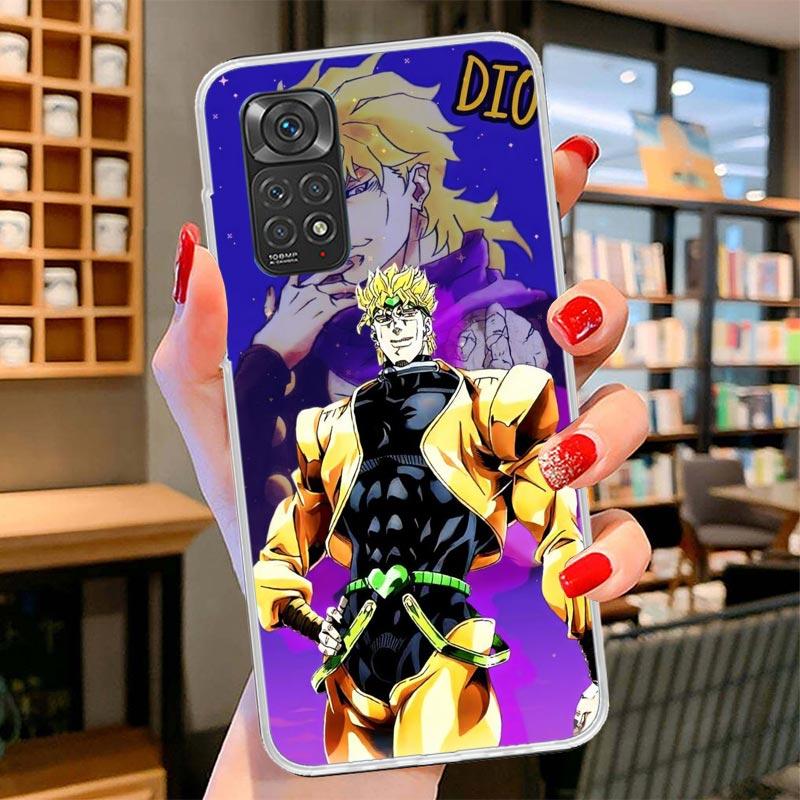 

Чохол для телефону JoJo s Bizarre Adventure Dio для Xiaomi Redmi Note 15 14 13 12 11 10 Pro Plus 14S 12S 11S 11T 11E 10S М який Fundas Note 13 Pro Plus